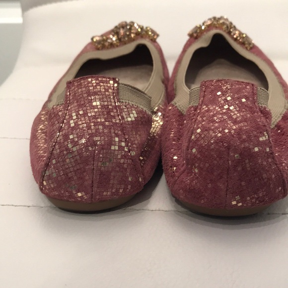 White Mountain Rhinestone Embellished Ballet Flat - Picture 3 of 9